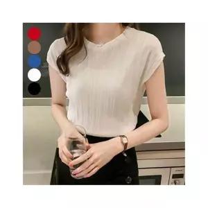 에스케이스토아 여자나시 얇은 티셔츠 니트 팔뚝살 여자 민소매 가려주는 나시