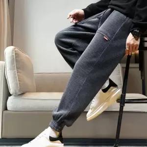 남성 겨울 보온성 좋은 코듀로이 기모 안감 밴딩팬츠