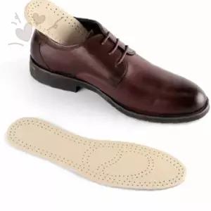 남성 여성 구두용 가죽 깔창 라텍스 쿠션 통풍 땀흡수 발편한 신발 인솔 얇은 타입