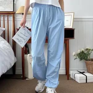 여성 파라슈트 팬츠 밴딩 밑단 스트링 생활방수 바지 Fzs4+5rWc