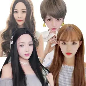 S모아 긴머리 연출 여신 헤어스타일 통 가발