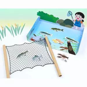 4인세트 재미있는 여름 계곡 물고기잡기 그물놀이 만들기 계절학습 돌봄 늘봄교실 DIY