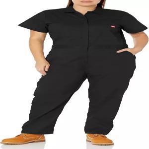 디키스 여성 플러스 사이즈 플렉스 반팔 커버올