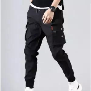 캐주얼룩 겨울 남성 조거 팬츠 캐주얼 남자 카고 밴딩 기모 바지