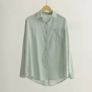 [66-99] 루본 스트라이프 포켓 카라 남방