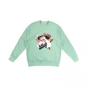 MLB 공용 라이크 카툰 오버핏 맨투맨 3AMTL0231-50GNL