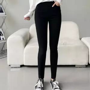 반하이 스판 허리밴딩 심플 데일리 스키니 팬츠