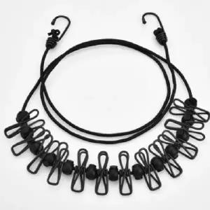 해외여행 간이 빨래줄 캠핑 야외 빨래_24632356