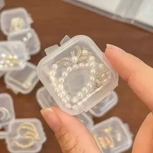 ( )휴대용 악세사리 보관함 여행용 미니 악세사리 보관함 귀걸이 정리함 쥬얼리