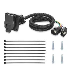 2020-2024 포드 F-250 F-350 F-450 F-550 F-650 슈퍼 듀티 견인 와이어 액세서리 교체 56443 7핀 RV