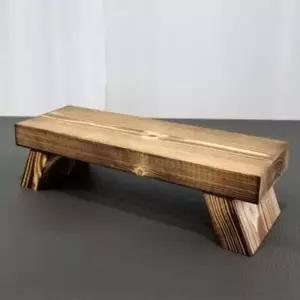 화분 스텐드 40x14x10 원목화분받침대 원목화분선반