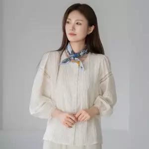 엄마옷 마담4060 핀레이스블라우스 -QBL2603023-