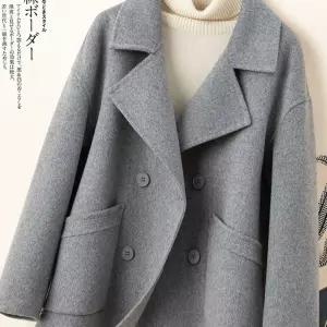픽유아 11번가 여성아우터 코트 숏 울 그레이 여성코트
