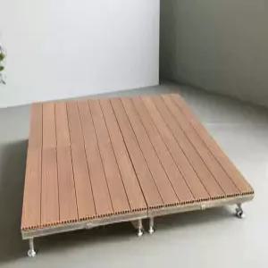 합성 목재 데크 모조 나무바닥 야외 발코니 조립식 데크