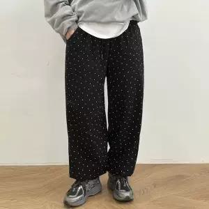 [하프클럽/나야홍]빅사이즈 603 스몰도트조거밴딩팬츠 DGBX365
