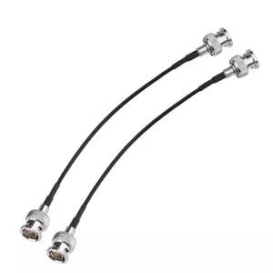 슈퍼배트 3G SDI 케이블 75옴 BNC 남성 대 블랙 RG179 비디오 6인치 전문 캠코더 스플리터 모니터 스위처