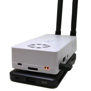 Stratux ADS-B 듀얼 밴드 수신기 항공 날씨 및 교통 - 내부 WAAS GPS, AHRS, 배터리 팩, 흡입 마운트, 안테나, SDR