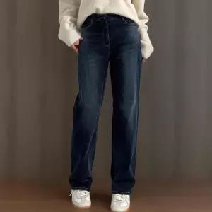 [신상오픈런]여성 빅사이즈 스판 일자 청바지 히든밴딩 3XL (42636630)