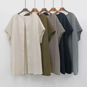 빅사이즈사랑해요 K414L309 라운드넥오픈울롱조끼 BQ (10989222B)