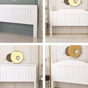 원목 침대 헤드 보드 프레임 등받이 머리판 무인양품 수납