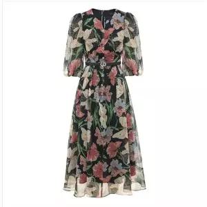 [미니멈]플라워 시스루 원피스 (MZBAWO3090 NA)_IC_IC