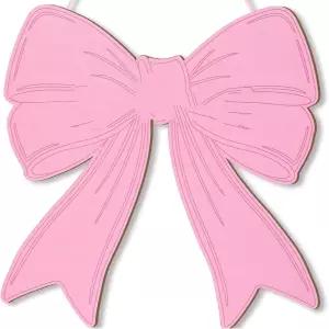 CZFSWT 보우 벽 장식 30 * 30cm 여자 방용 핑크 코켓 에스테틱 벽걸이 방