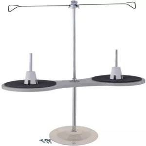 ckpsms 브랜드 1SET 228776 2 스풀 스레드 스탠드 + 산업용/가정용 재봉틀용 철제 베이스