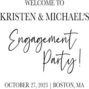 개인 맞춤형 환영 참여 파티 스티커 장식 표지판용 데칼 여러 크기 및 색상 전용