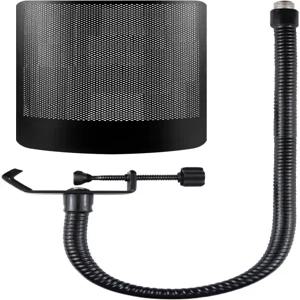 HyperX 쿼드캐스트/S/2/2S용 소울윗 쉴드 마이크 팝 필터 대부분의 충격 마운트를 위한 금속 윈드스크린이