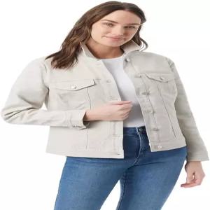 글로리아 밴더빌트 여성용 아만다 데님 진 재킷 스탠다드