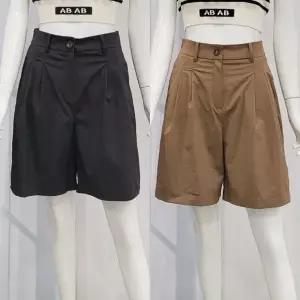 [하프클럽/]Abfz DP01 핀턱 버뮤다 와이드 반바지 AFY3HP50
