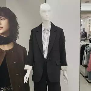 [하프클럽/]Abfz DP01 자수포켓 커프스 싱글 재킷 AFY1HJ08