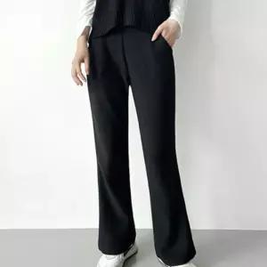 [라일리] Rly 여성 겨울 융털 기모 데일리 부츠컷 팬츠 스판