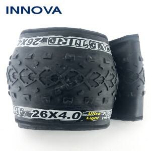 INNOVA 초경량 950g/pc, 26x4.0 팻 타이어, 120TPI, 26 인치, 해변 설원 자전거 MTB 미끄럼 방지 사이클링