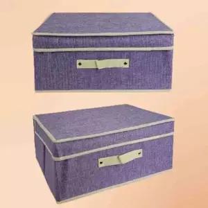 의류 리빙박스 보관함 수납 22.1L 패브릭 정리함 중