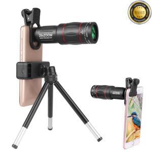 범용 HD 광학 휴대폰 렌즈 단안 망원 줌 18x25 삼각대