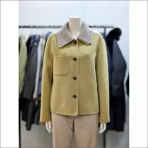 [하프클럽/]BCBG 세이브존02 니트 카라 숏자켓 B6A1J106