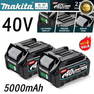 마키타 40V MAX XGT 21700 리튬이온 배터리 5.0AH 충전식 공구 BL4020 용