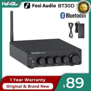 Fosi Audio BT30D PRO Bluetooth 사운드 전력 증폭기 스피커 서브우퍼 165Wx2 +350W 2.1 채널 앰프 오디오