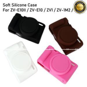 실리콘 갑옷 스킨 케이스 카메라 가방 바디 커버 보호 소니 ZV-E10 마크 II