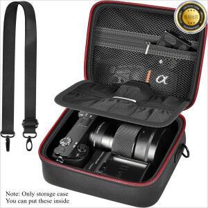 소니 알파 ZV-E10 a6400 미러리스 디지털 카메라용 케이스 하드 여행 가방 포함