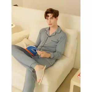 프렌치엘 마이크로모달 남자 파자마 - Ash blue1072048