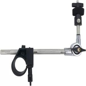 TUOREEN 전자 드럼 심벌 마운트 홀더 금속 조절 암(37mm 클램프 포함) 세트용 타악기 패드 붐 암(Boom Arm)