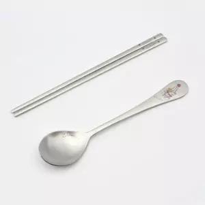 대명 어린이 수저세트 아동 젓가락 수저 숟가락 1벌