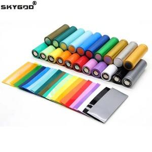 18650 21700 26650 PVC 열 수축 튜브 프리컷 절연 필름 보호 커버 케이스 팩 슬리브 Lipo 배터리 랩