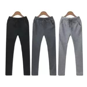 세미 트레이닝복 팬츠 운동복 바지 두툼한 융털 하의_20387837_667501