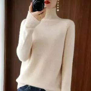 [옷은날개] 폴라니트티 여성 베이직 터틀넥 목폴라