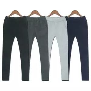 무지 세미 기모트레이닝바지 DM-6965_20386215_667501