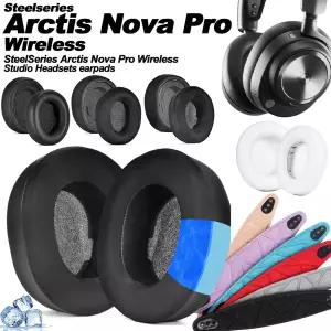 SteelSeries Arctis Nova Pro 무선 교체용 이어패드 헤드폰 귀마개 천 메모리 커버 스폰지용 이어폰 패드