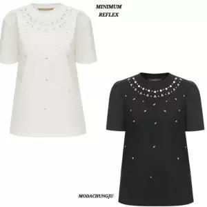 [미니멈]MD 벌룬 소매 비즈 티셔츠 MD MYBAJI4300 M_CJ